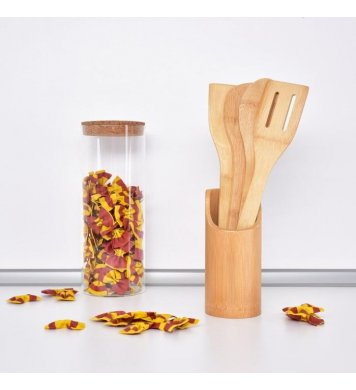 Sada 5 kusů kuchyňského náčiní vařeček z bambusu