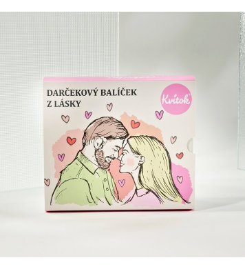 Kvitok Afrodiziakální dárkový kosmetický balíček Z lásky