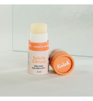 Kvitok Balzám na rty Svěží citrusy 8ml greenstore.cz