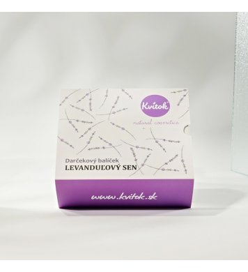 Kvitok Dárkový kosmetický balíček Levandulový sen