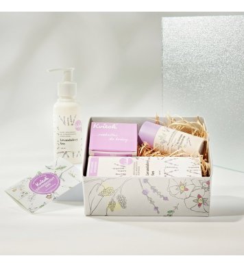 Kvitok Dárkový kosmetický balíček Levandulový sen