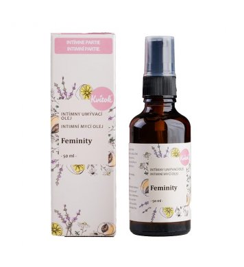 Kvitok Intimní mycí olej – Feminity 50ml