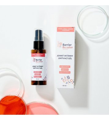 Kvitok Jemný intimní mycí gel Barrier Booster 50ml eco bio
