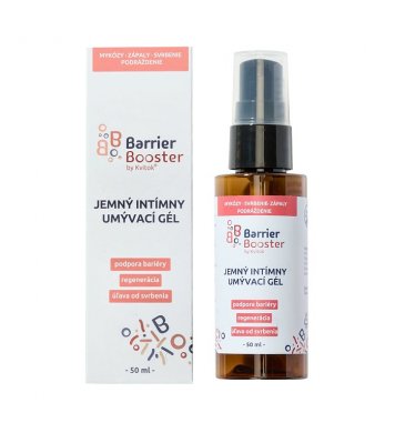 Kvitok Jemný intimní mycí gel Barrier Booster 50ml
