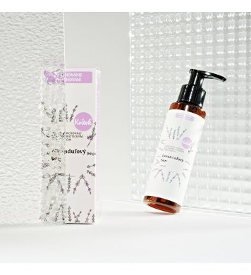 Kvitok Jemný sprchový gel s prebiotickým komplexem - Levandulový sen 100ml greenstore.cz