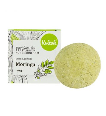 Kvitok Tuhý šampon s kondicionérem Moringa 50g