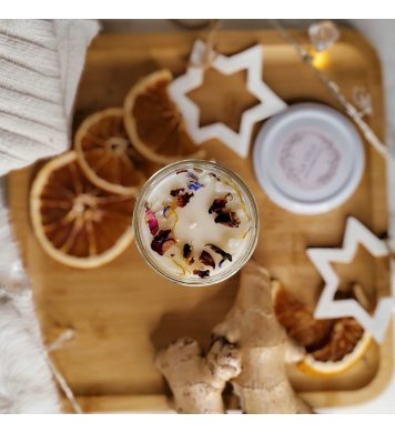 Zdobená vonná svíčka La Vela