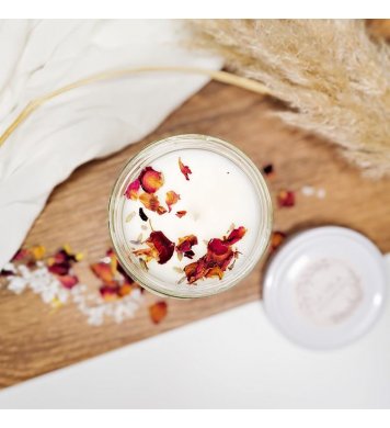 Sójová svíčka s květinovou vůní