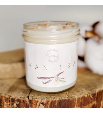 LaVela Sójovo-kokosová svíčka Vanilka 130ml