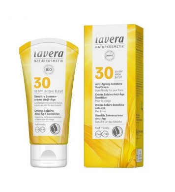 Lavera Opalovací krém Sensitiv SPF 30 Anti-Ageing 50ml