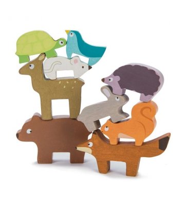 Le Toy Van Petilou Dřevěná skládací věž zvířátka