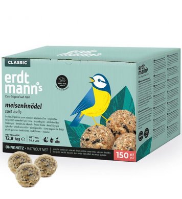 Lojové koule bez sítěk - 150ks Erdtmann's