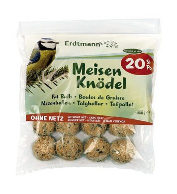 Lojové koule bez sítěk - 20ks Erdtmann's