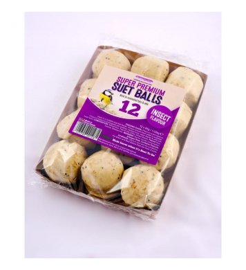 Lojové koule bez sítěk s hmyzem Suet To Go 12ks 3