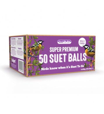 Lojové koule bez sítěk s hmyzem Suet To Go 50ks 1