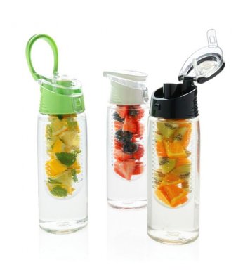 Loooqs Uzamykatelná láhev na ovoce 700ml - bílá 3