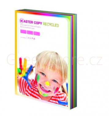 Master copy ECO Recycled A4, 100 listů, mix barev