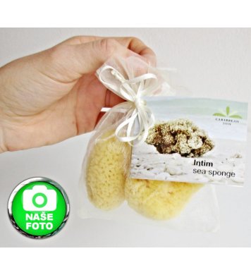 2x Menstruační mořská houba Intim 5-6cm - pro ženy Caribbean Sun 2