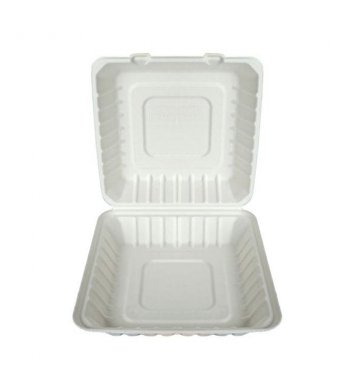 Menu box 1-dílný 2000ml - 23x23x8cm (50ks) BIO GreenWare 1