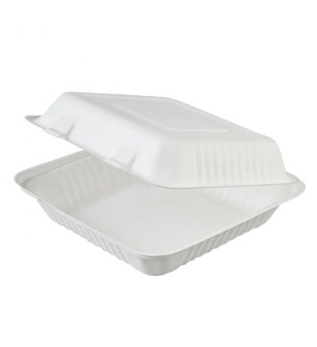 Menu box 1 sekce 2000ml - 23x22x8cm (125ks) BIO GreenWare