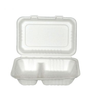 Menu box 2-dílný 1000ml - 25x16cm (50ks) BIO GreenWare