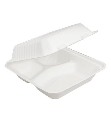 Menu box 3-dílný 22x20x7cm (100ks) BIO GreenWare