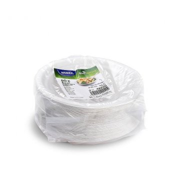 Miska cukrová třtina BIO objem 400ml (50ks)