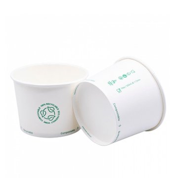Miska na polévku bez plastů 500ml 115mm (50ks) Love Nature 2