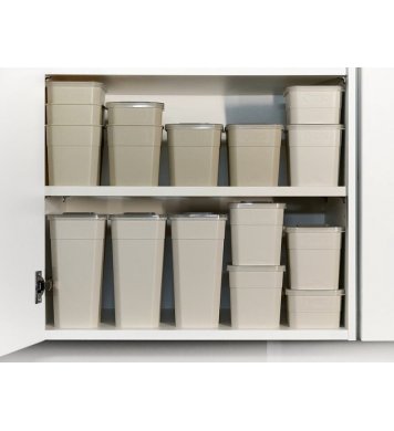 Miwa Chytrá krabička 1300ml - světle šedá opakovaně použitelná