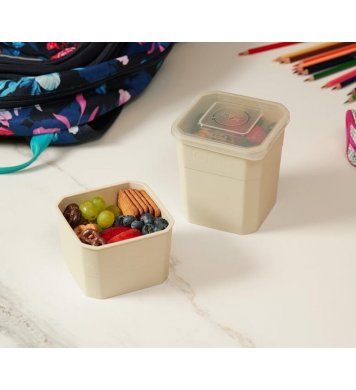 česká výroba Miwa Chytrá krabička 350ml - světle šedá