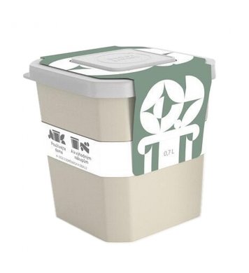 Miwa Chytrá krabička 700ml - tmavě šedá