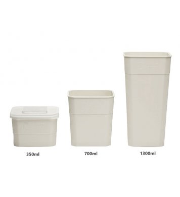 česká Miwa Chytrá krabička 1300ml - světle šedá