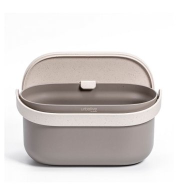 Nádoba na bioodpad - taupe 4l Plastia