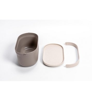 Nádoba na bioodpad - taupe 4l Plastia 5