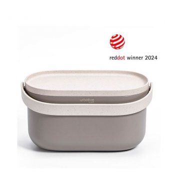 Nádoba na bioodpad - taupe 4l Plastia 3