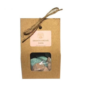 Dárková drahokamová sada pro krystalovou vodu - La Femme 100g