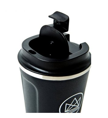 Neon Kactus Designový termohrnek 380ml - černý