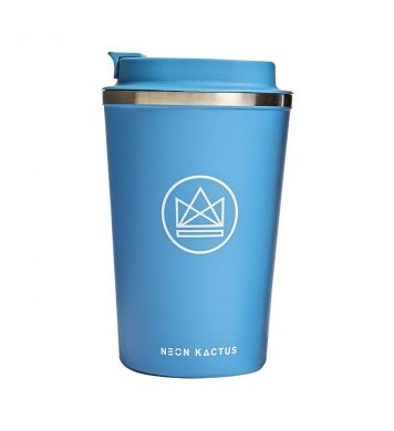 Neon Kactus Designový termohrnek 380ml - modrý