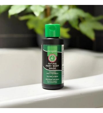 Ochranný vlasový a tělový šampon s citronelou 100ml Incognito 3