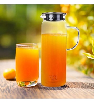 Skleněná karafa na ovocné nápoje 1,5l