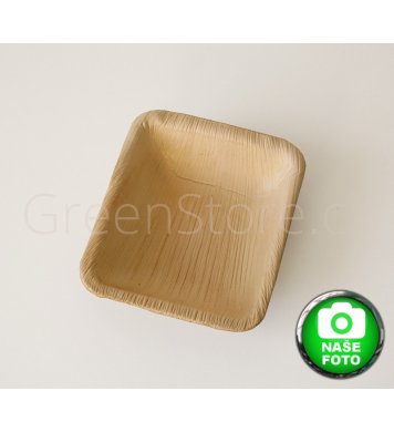 Palmový talíř obdélníkový 12x10x2cm Areca