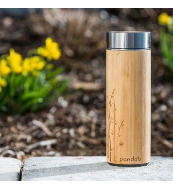 Ekologická bambusová termoska se sítkem na čaj