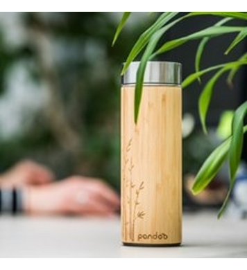 Pandoo Vakuová termoska na čaj s nerezovým sítkem 480ml