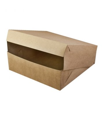 Papírová dortová krabice kraft 30x30x10cm (50ks)