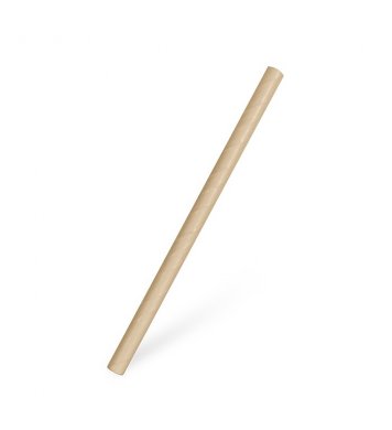 Papírová Kraft brčka Jumbo ⌀8mm x 20cm (100ks) wimex