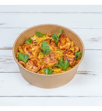 Papírová kraft miska BOWL 500ml 150mm (50ks) 1