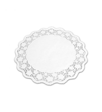 Papírová krajka pod dort 20cm (100ks)