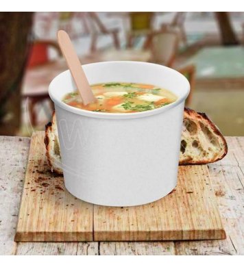 Papírová miska (FSC Mix/PE) bílá 115mm 350ml `S` [50 ks]