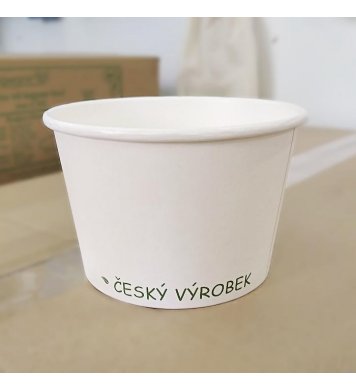 Papírová miska na polévku 450ml (50ks) Bio Obal 2