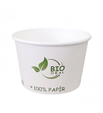 Papírová miska na polévku 450ml (50ks) Bio Obal
